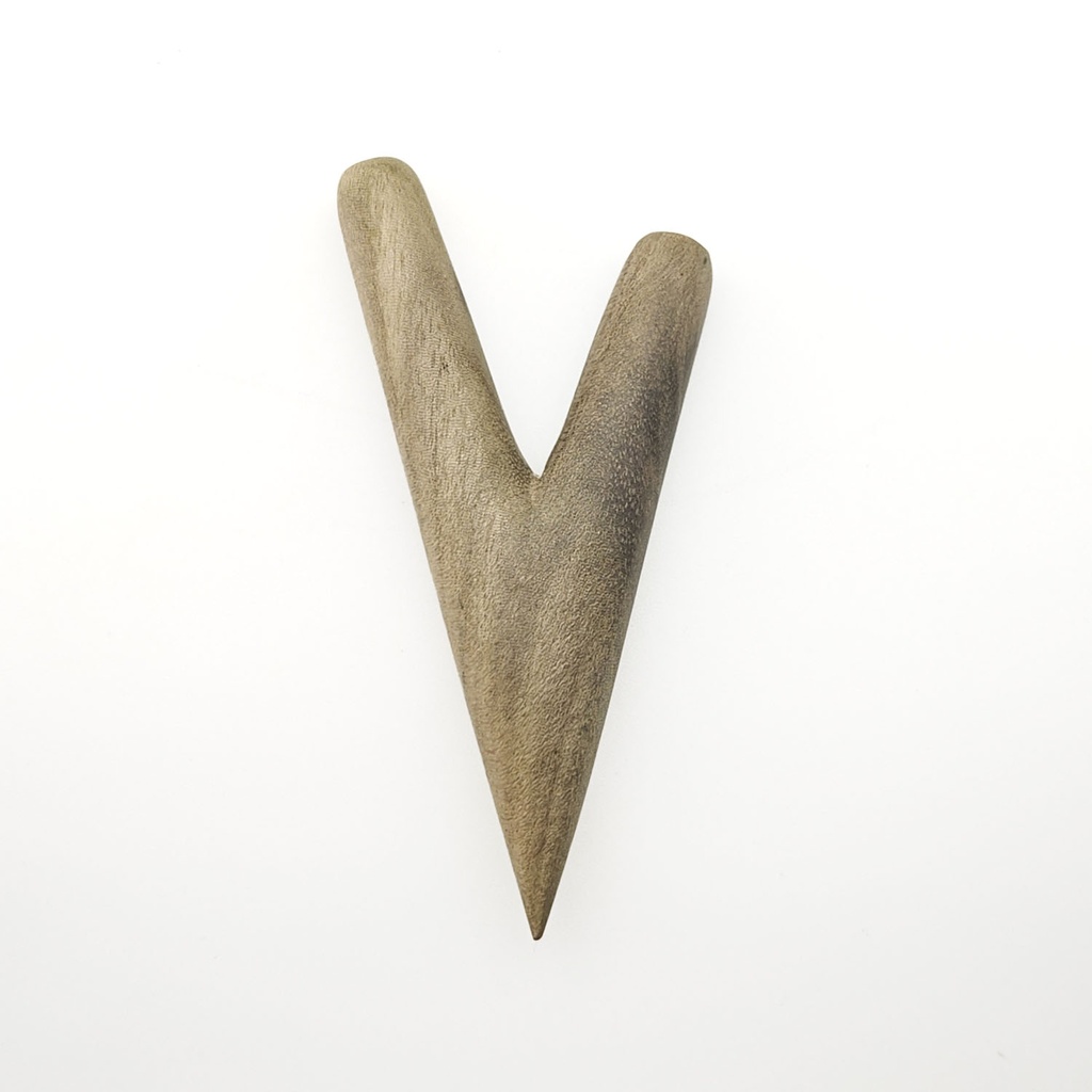 [RPA-005] Wooden Kuripe Rapeh Applicator (Dark Waru Wood)