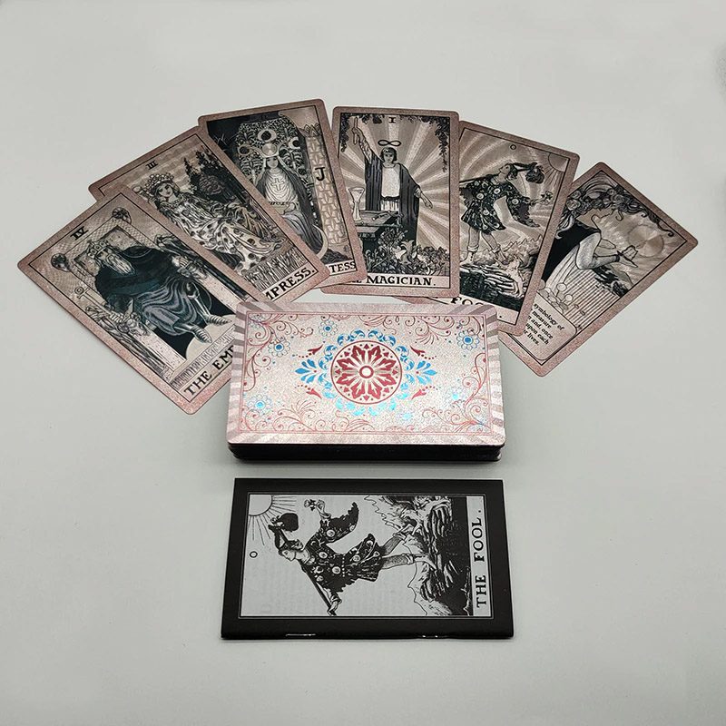 [CDK-010] Neo Rider Waite Tarot Rose Gold Waterproof Card Deck