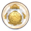 [SGP-076] Hammered Gold 24K & Silver Platted Fullmoon Singing Bowl "Fullmoon Tara" - A3 (20 cm, 1.3 kg)
