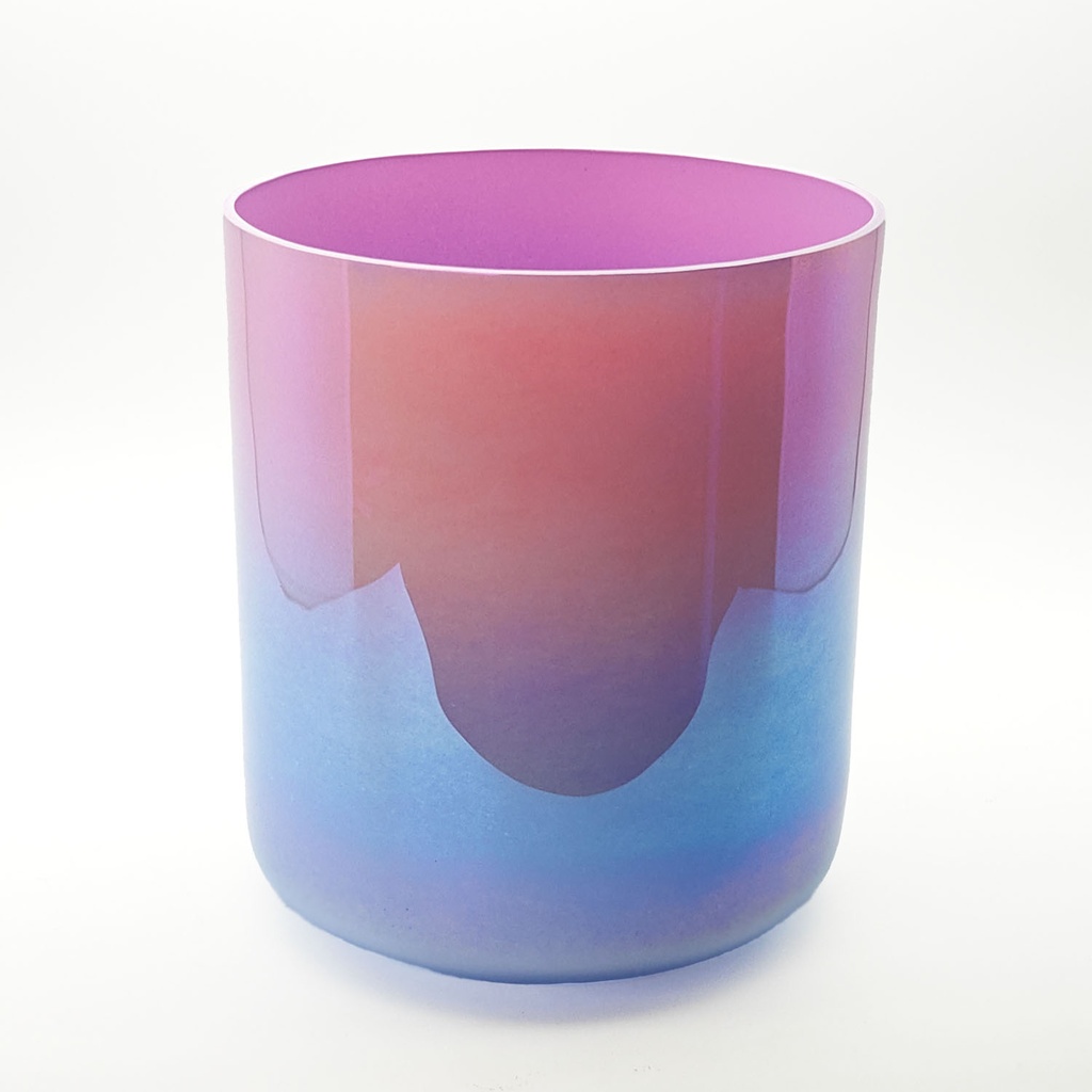 [ACB-205] Alchemy Crystal Bowl Blue-Pink - A4 (15 cm, 0.6 kg)