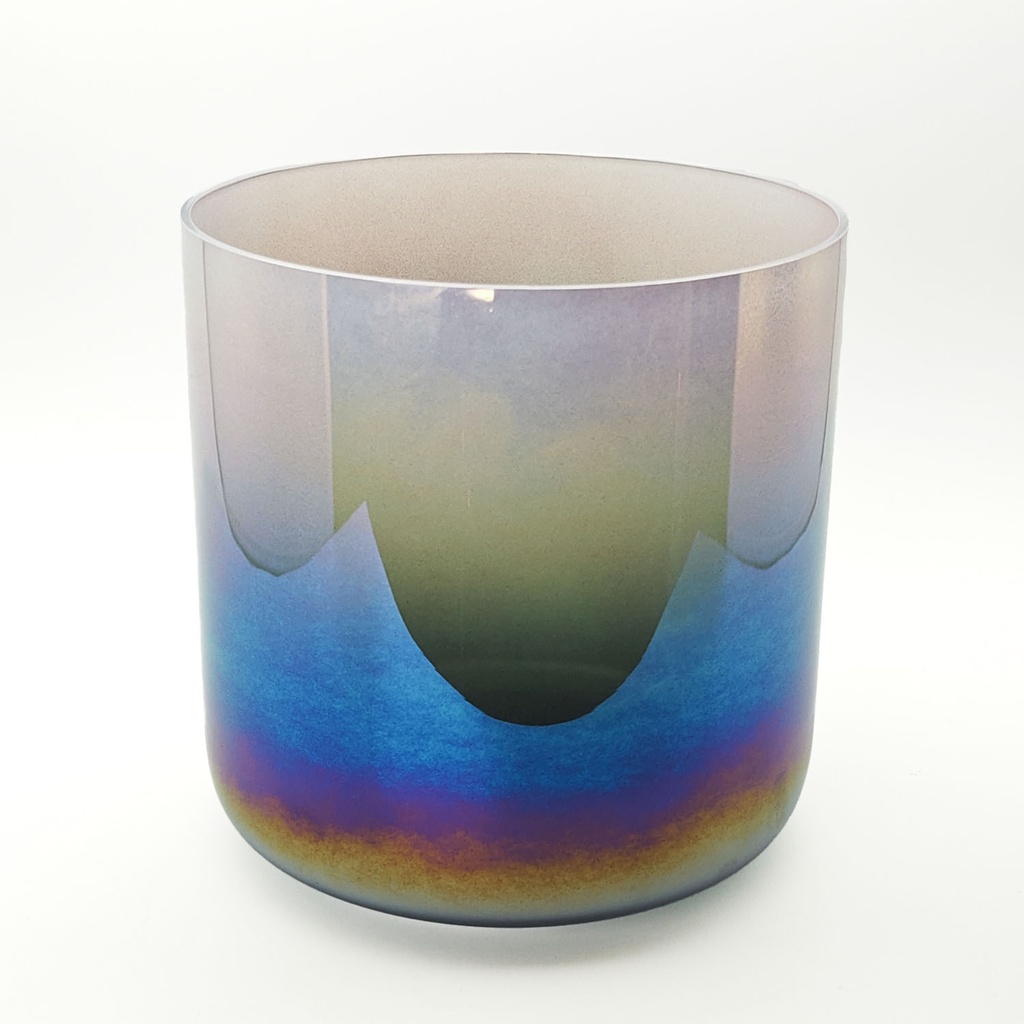 [ACB-193] Alchemy Crystal Bowl Purple-Blue-Pink - F4 (16 cm, 0.6 kg)
