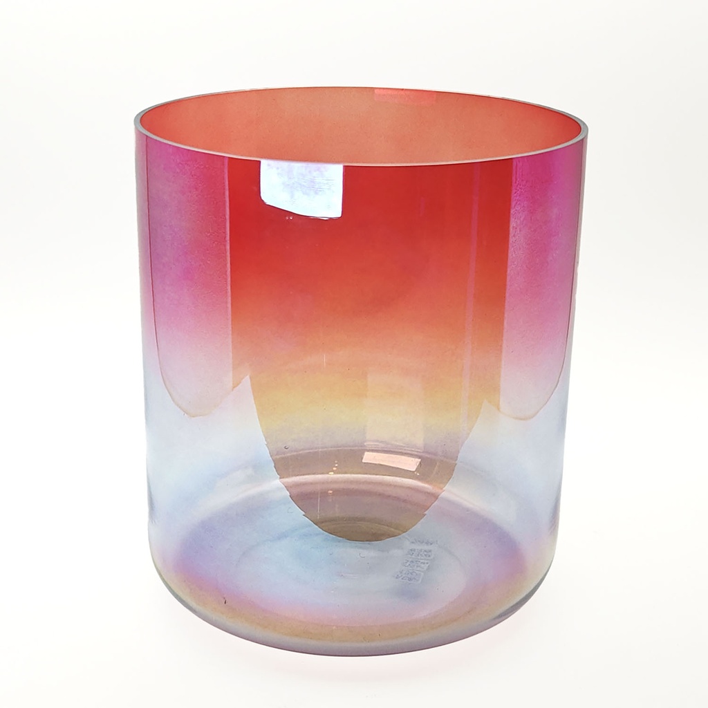 [ACB-190] Alchemy Crystal Bowl Purple Bloody Transparent - D4 (17 cm, 0.7 kg)