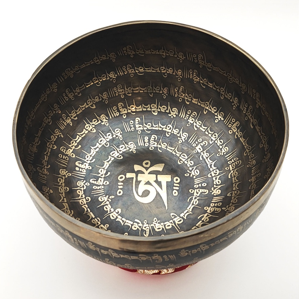 [SMB-047] Mantra Hammered Singing Bowl - D3 (22 cm, 1.3 kg)