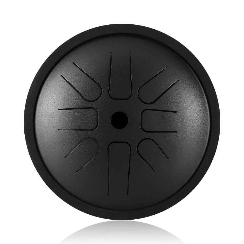 [HPY-071] HLURU Tongue Drum TP8-6 Ink Black "C5-Pentatonic" (17 cm, Copper Steel)