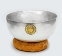 [NMS-107] Silver Newmoon Hammered Singing Bowl - E3 (23 cm, 1.5 kg)
