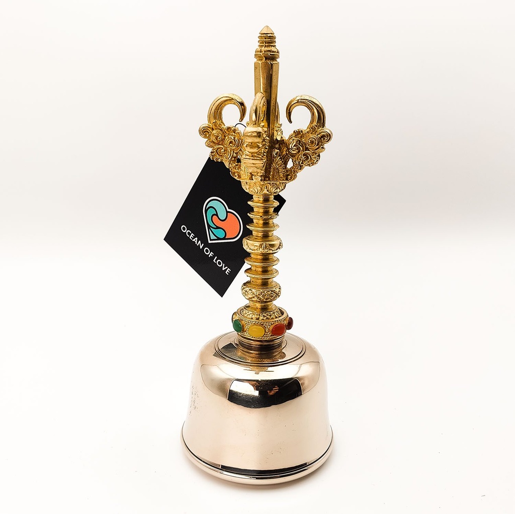 [MUI-248] Balinese Priest Genta Bell Plain (7.5 cm, 0.9 kg)
