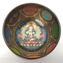 [TBH-009] Thangka Hammered Singing Bowl "Vajrasattva" - G3 (19 cm, 1 kg)