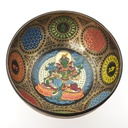 [TBH-002] Thangka Hammered Singing Bowl "Green Tara" - E3 (23 cm, 1.5 kg)