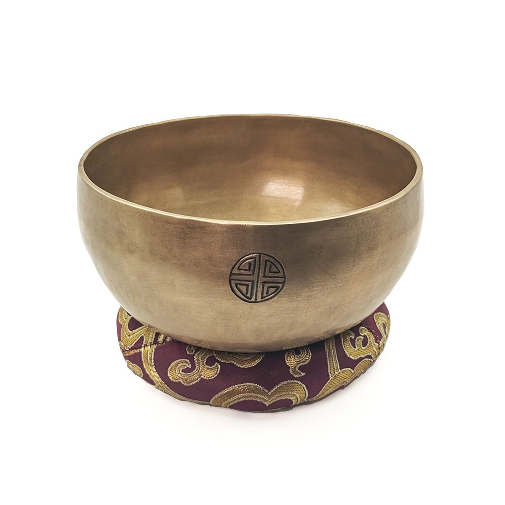 [FMS-042] Fullmoon Santa Hammered Singing Bowl - B3 (17 cm, 0.8 kg)