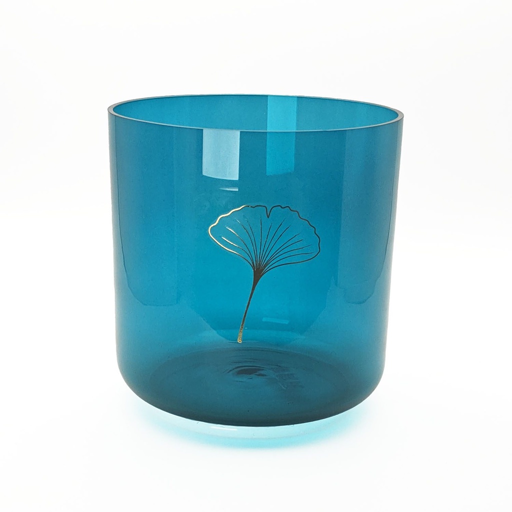 [ACB-127] Alchemy Crystal Bowl Blue Gotu Kola - A4 (15 cm, 0.5 kg, 3.5 mm)