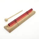 [MUI-332] Crystal Energy Chime Single Colored Red - C7 (432 Hz, 22 cm)