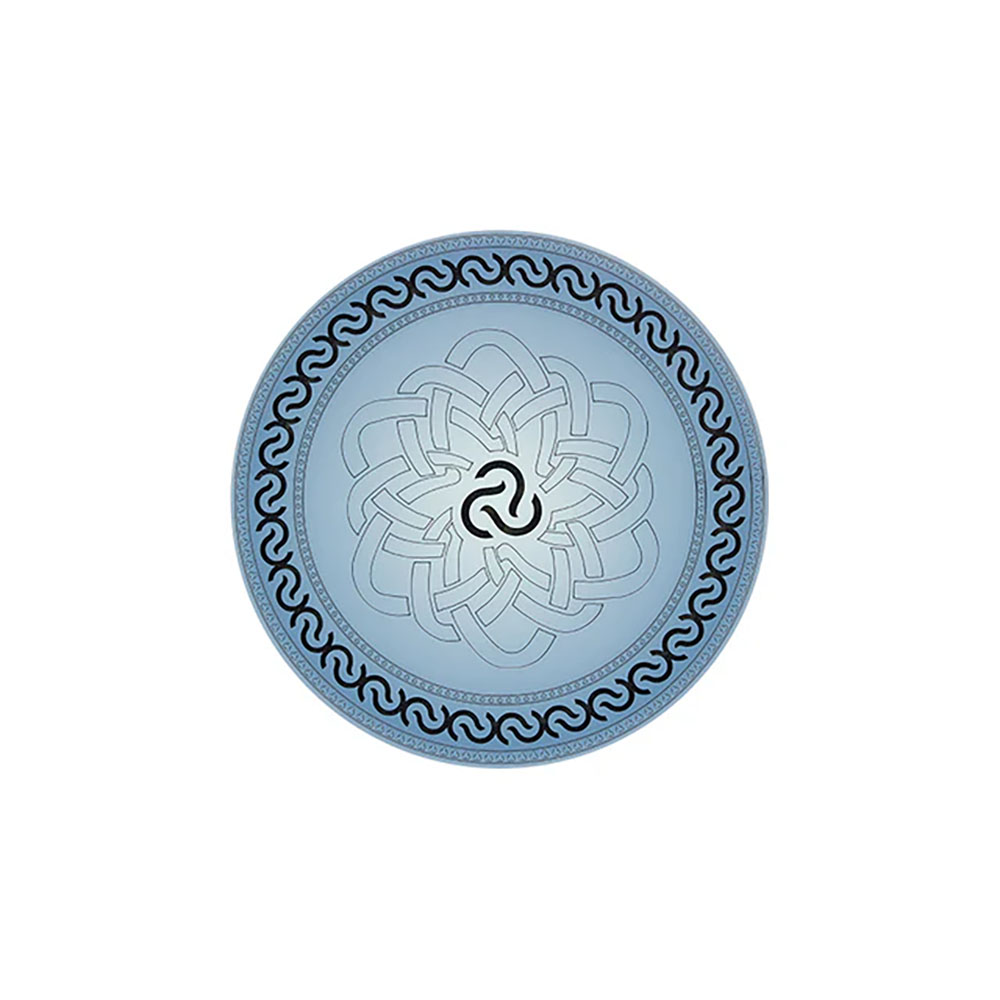 [MUI-303] HLURU Stream Drum Small Blue (19 cm, Stream Wave Sound)