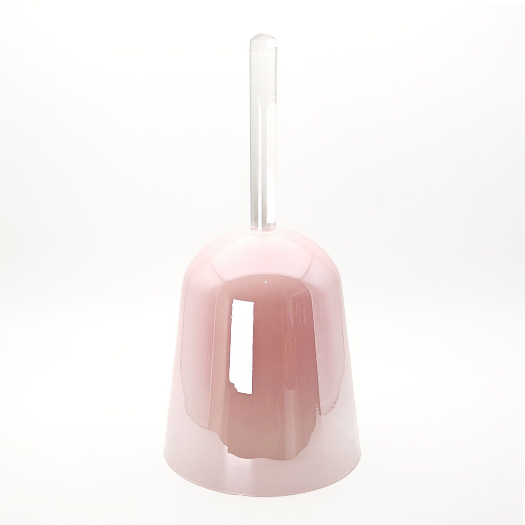 [ACB-131] Alchemy Crystal Bowl With Handle Pink Candy - B4 (16 cm, 0.7 kg)