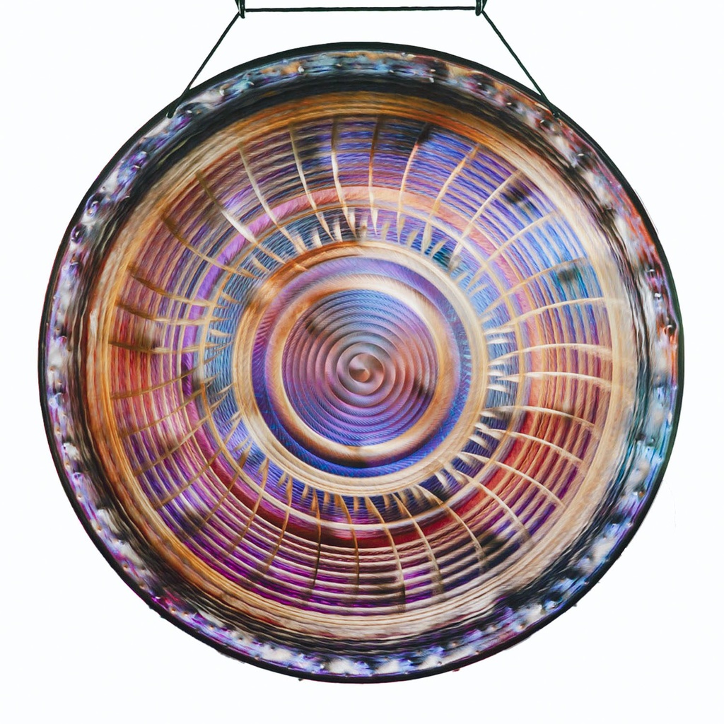 [GNG-018] Grotta Sonora Deep Gong "Purple Yantra" 34" - Note C# (85 cm)
