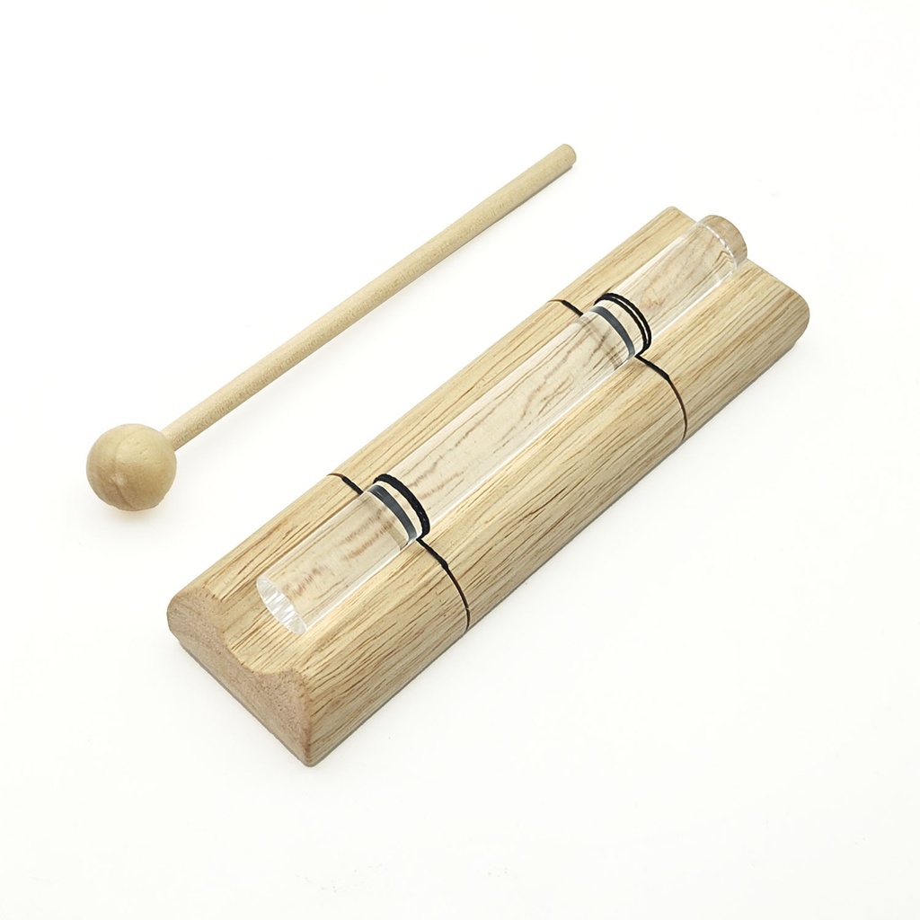 [MUI-331] Crystal Energy Chime Single Clear - B7 (432 Hz, 16 cm)