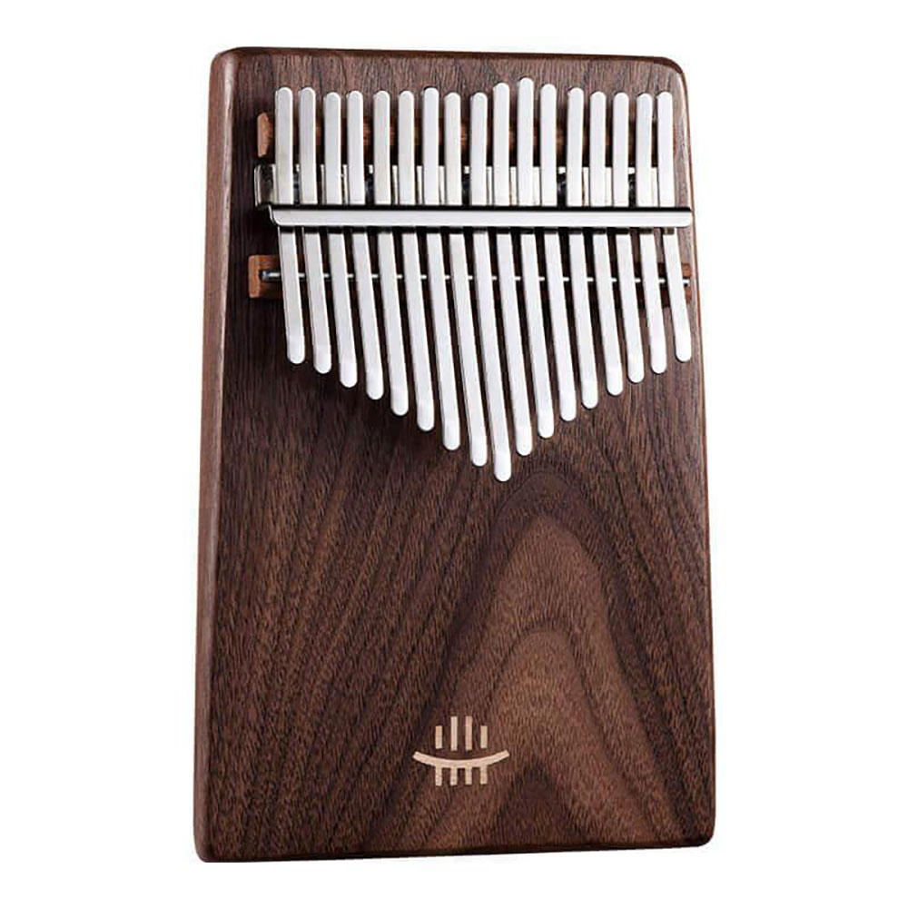[MUI-294] HLURU Kalimba KX17 Black Walnut (17 Keys, Wedge-Shaped) (+ case)