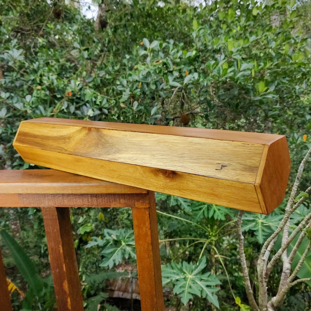 [MUI-125] Rain Pillar Standing Shaker Teakwood (70 cm, 4.9 kg, 15 min) (+ soft case)
