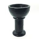 [INS-116] Simple Ceramic Incense Burner Black Large