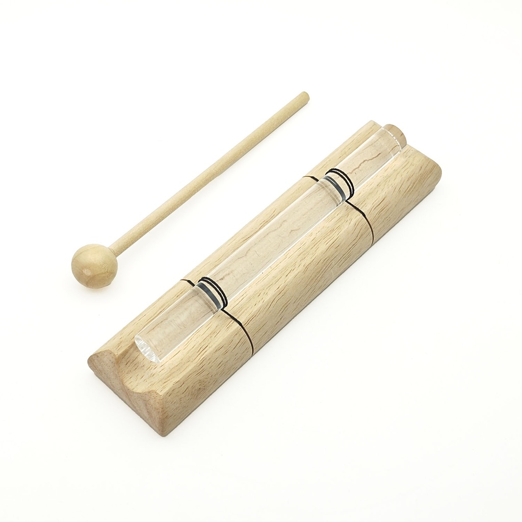 [MUI-329] Crystal Energy Chime Single Clear - G7 (432 Hz, 18 cm)