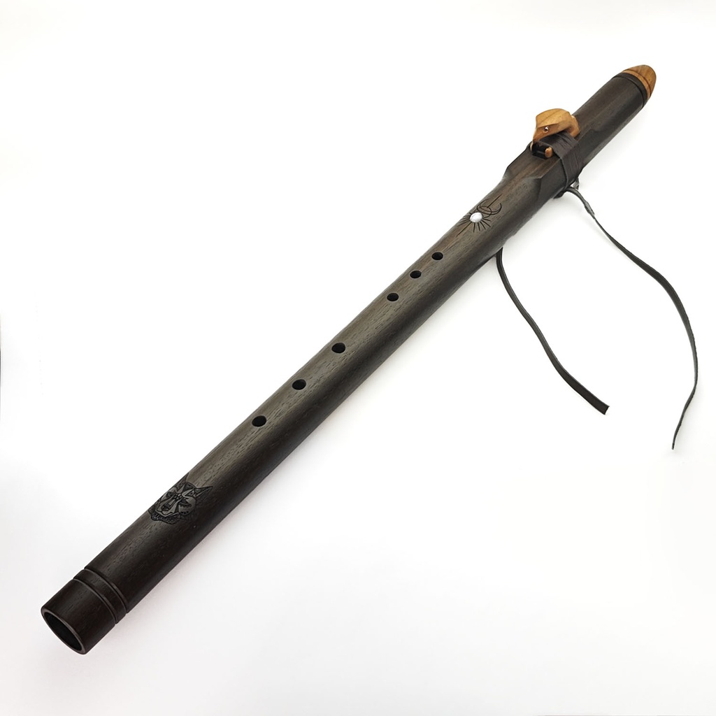 [FLT-086] Premium Single Flute Rosewood Moon Stone - Cm (72 cm)