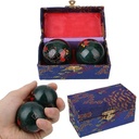 [MUI-238] Baoding Chinese Balls Chimes "Dragon - Green" (Set of 2 pieces) (4.5 cm)