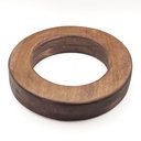 [MUI-273] Rain Bagel Wooden Brown Large (30 cm)