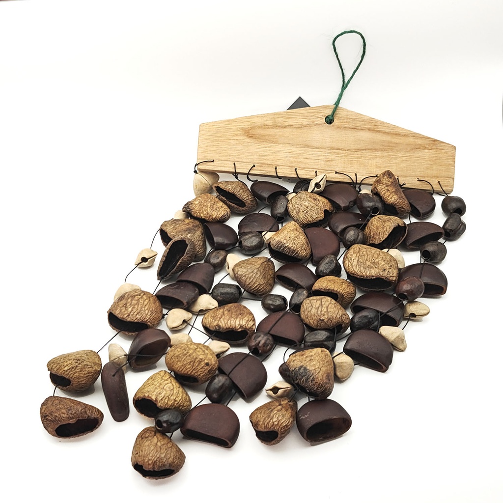 [MUI-267] Pangi-Kenari-Pala-Bendo Mix Hanging Chimes Medium (12x7)