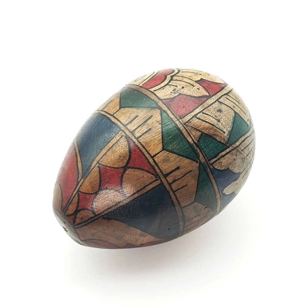 [MUI-253] Wooden Egg Shaker "Lombok" Extra Large