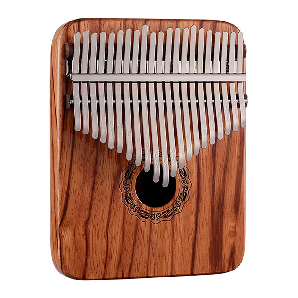 [MUI-341] HLURU Kalimba KYG21 Red Rosewood (21 Keys, Sound Hole) (+ case)