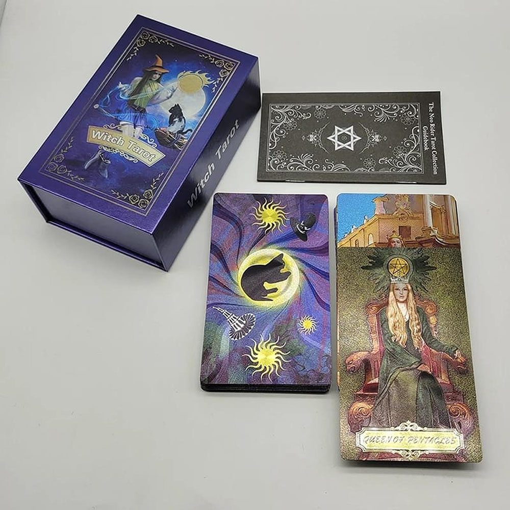 [CDK-030] Witch Tarot Purple Luxe Waterproof Card Deck