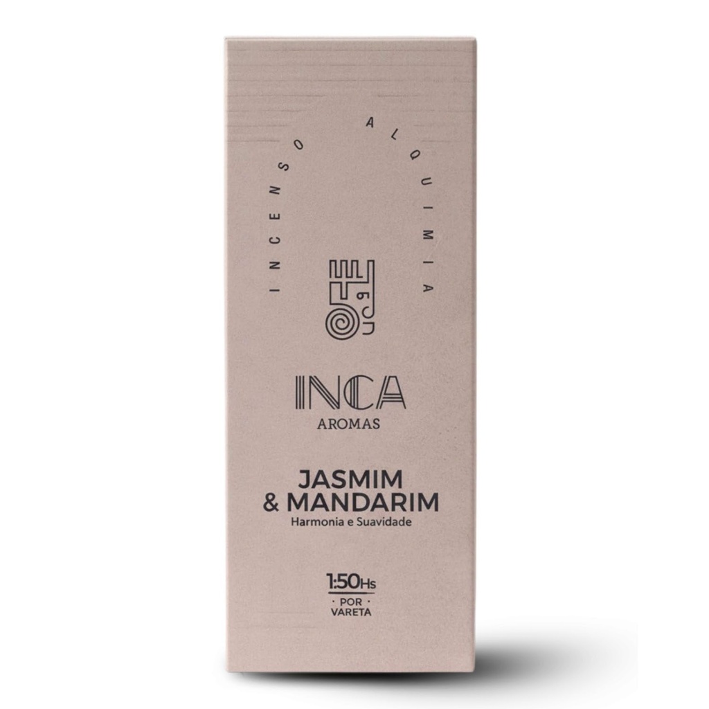 [INS-083] INCA Aromas Premium Incense Sticks "Jasmine And Mandarin" (Brasil)