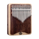 [MUI-188] HLURU Kalimba Wah-Wah KZ-21 (21 Keys, Double Layer (Black Walnut＆Maple))