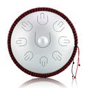 [HPY-041] HLURU Handpan Drum TAH9-14 Silver "D Kurd" (36 cm, Copper Steel) (+ case)