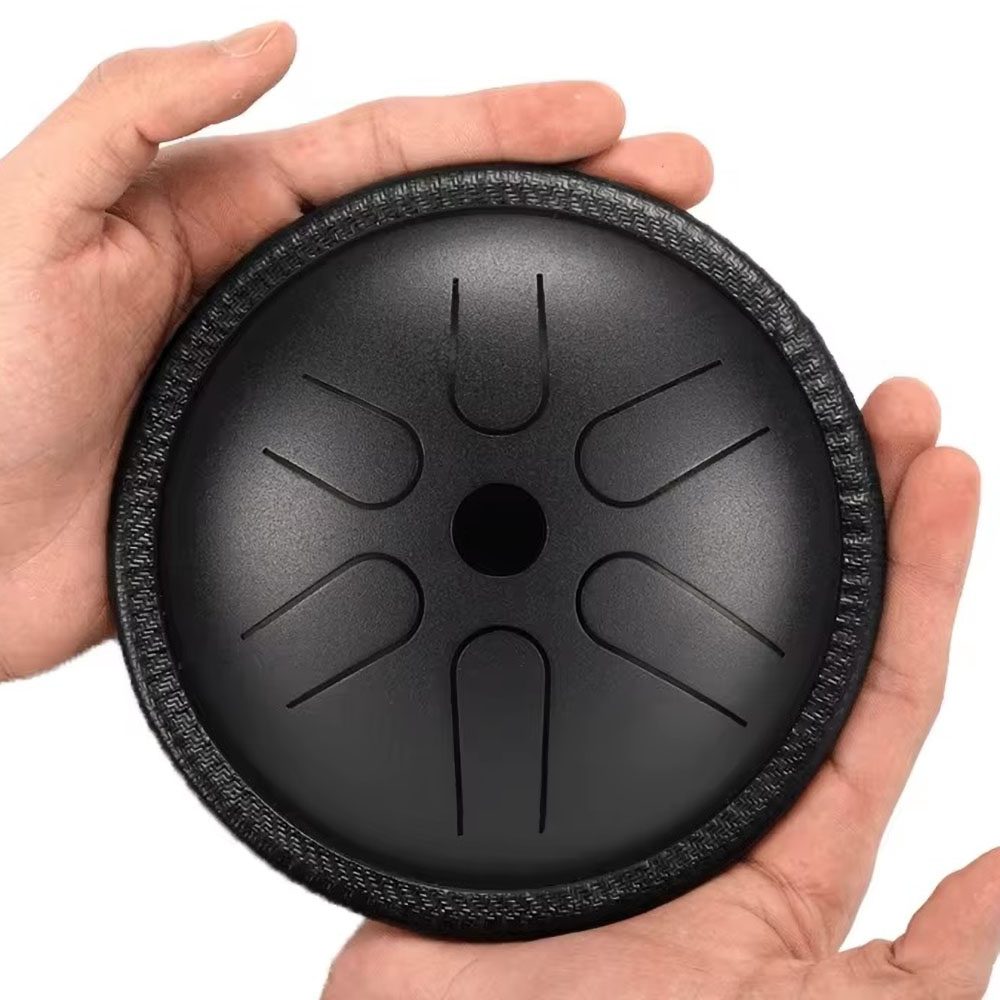 [HPY-017] HLURU Happy Drum Small TP6-5.5 Ink Black (15 cm, Copper Steel)
