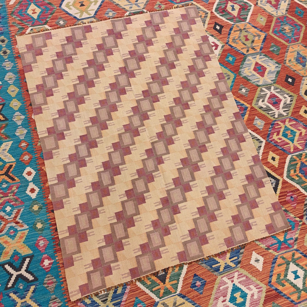 [SHB-099] Shamanic Mexican Handmade Wool Blanket (150x115cm)
