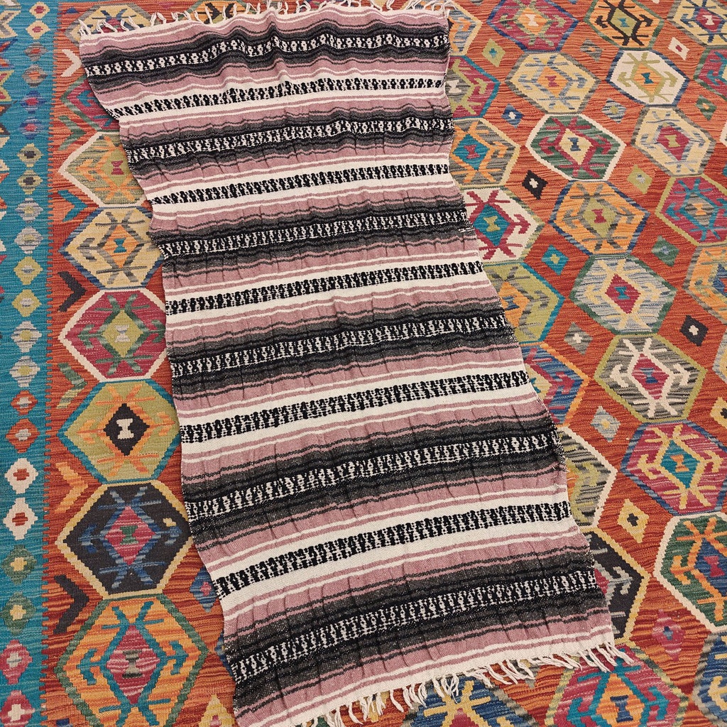 [SHB-095] Shamanic Mexican Handmade Cotton Blanket (180x105cm)