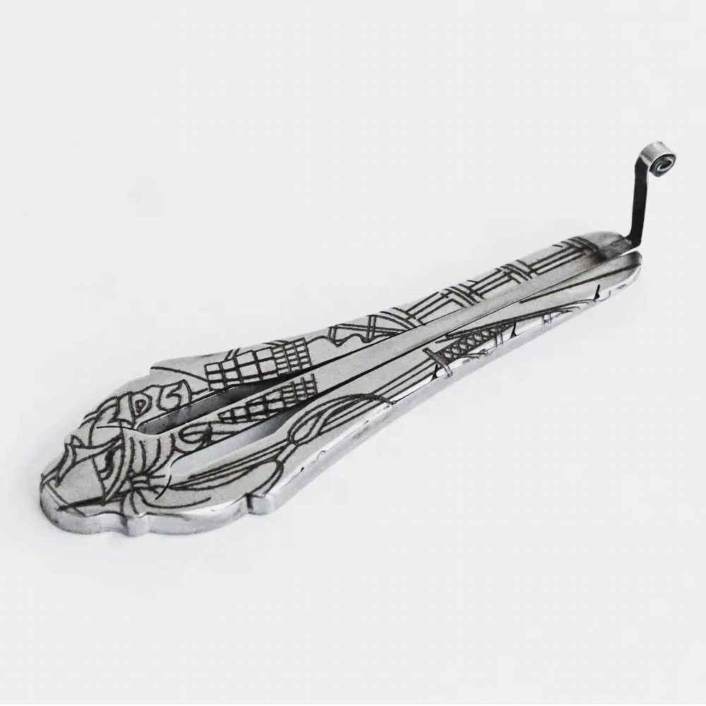 [JHR-023] Jaw Harp "Samurai" (+ wooden case)