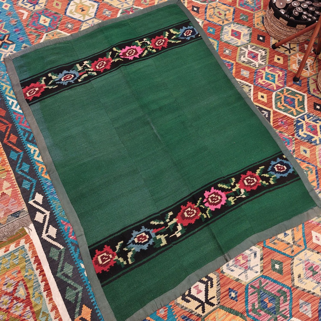 [SHB-064] Shamanic Mexican Handmade Wool Blanket (192x143cm)