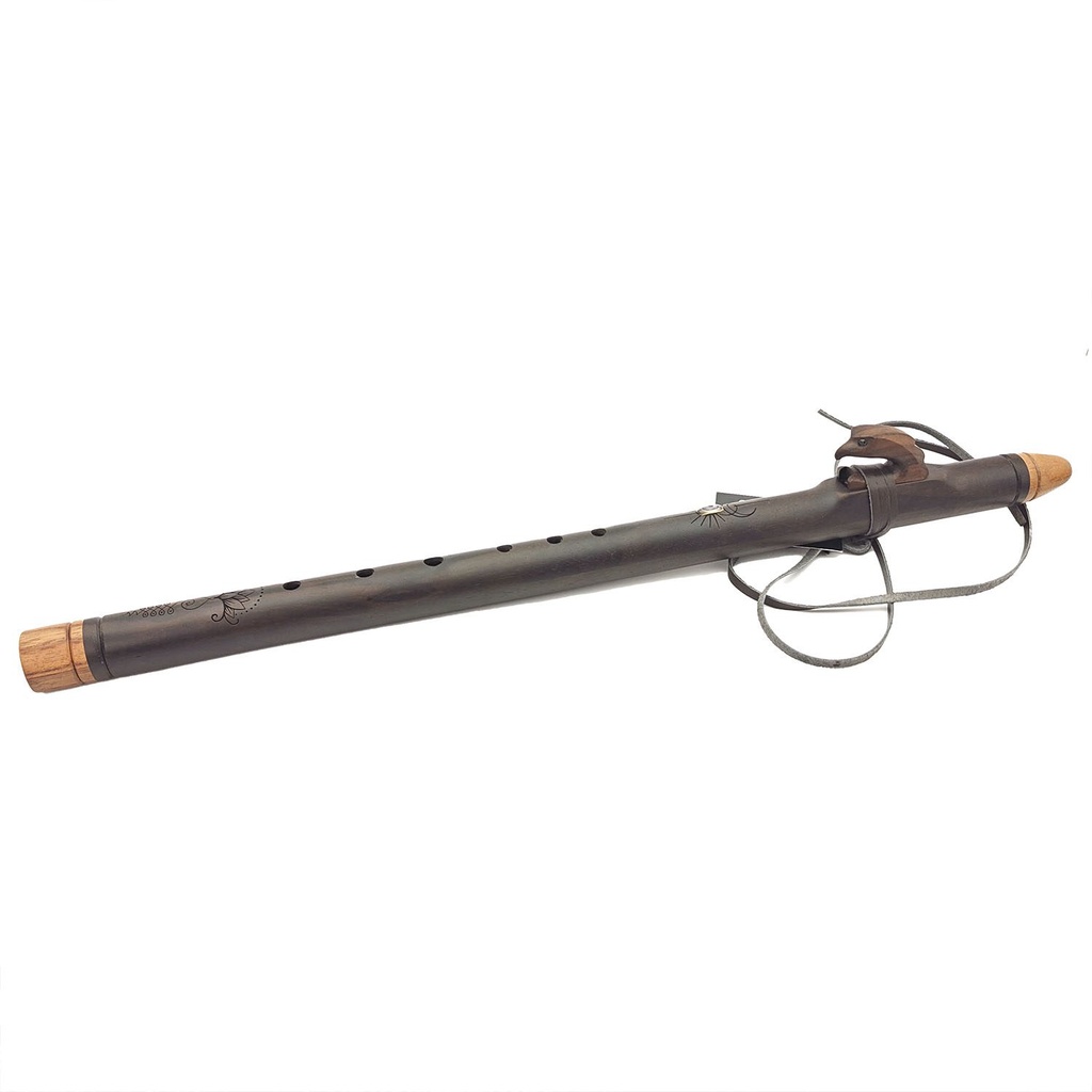 [FLT-026] Premium Single Flute Rosewood Abalone Shell - Fm (+ case)