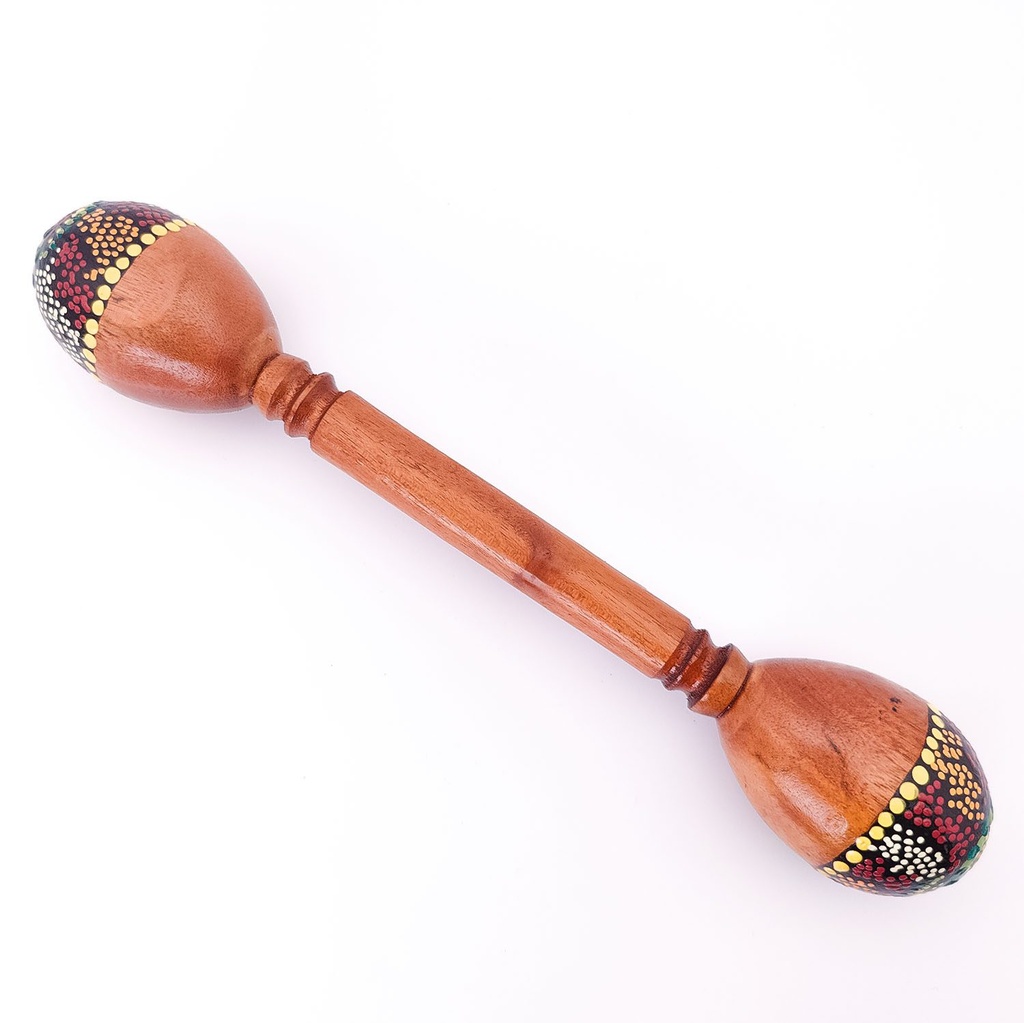 [MUI-087] Wooden Double Egg Shaker