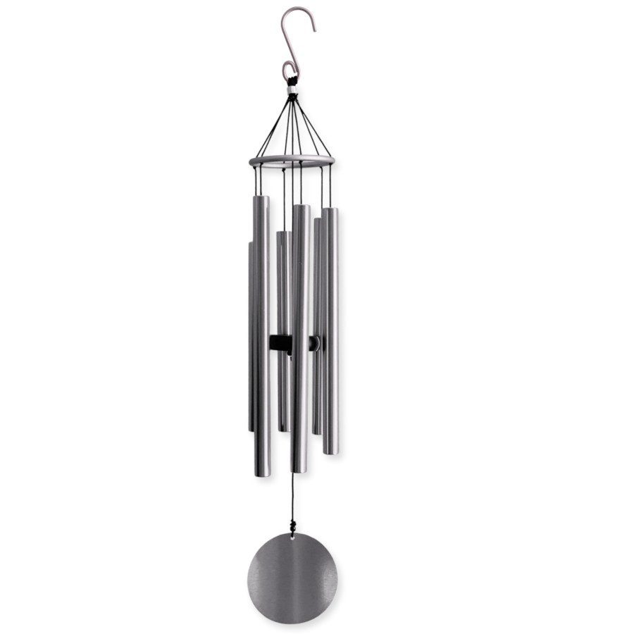[WCH-030] Windchime Nature's Melody Aureole Tunes B Pentatonic Premium Silver (80 cm)