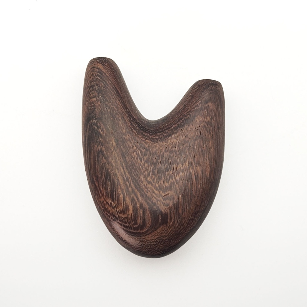[RPA-036] Wooden Kuripe Rapeh Applicator "Heart" (Sono Wood)